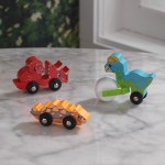Set trenulete Dino World Lumea Dinozaurilor Kidkraft PREHISTORIC PACK